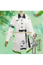 Identity V Doctor Emily Dyer Bamboo Guardian White Outfit Cosplay Costume